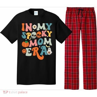 In My Spooky Mom Era Funny Halloween Groovy Pajama Set