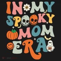 In My Spooky Mom Era Funny Halloween Groovy Pajama Set thumb 2