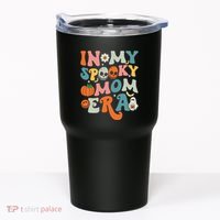In My Spooky Mom Era Funny Halloween Groovy Tumbler thumb 0