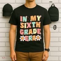In My Sixth Grade Era Cute Groovy 6th Grade Back To School Gift T-Shirt thumb 6