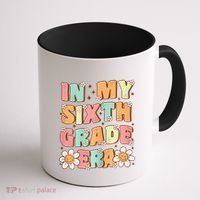 In My Sixth Grade Era Cute Groovy 6th Grade Back To School Gift Coffee Mug thumb 1