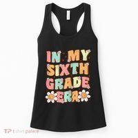In My Sixth Grade Era Cute Groovy 6th Grade Back To School Gift Women's Tank Top thumb 0