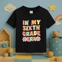 In My Sixth Grade Era Cute Groovy 6th Grade Back To School Gift Toddler T-Shirt thumb 3