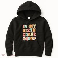 In My Sixth Grade Era Cute Groovy 6th Grade Back To School Gift Kids Hoodie thumb 0