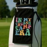 In My Summer Camp Era Golf Towel thumb 2