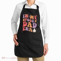 In My Spooky Dad Era Halloween Funny Father Apron thumb 2