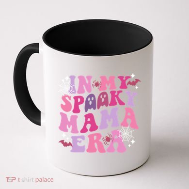In My Spooky Mama Era Ghost Groovy Halloween Trick Or Treat Great Gift Coffee Mug