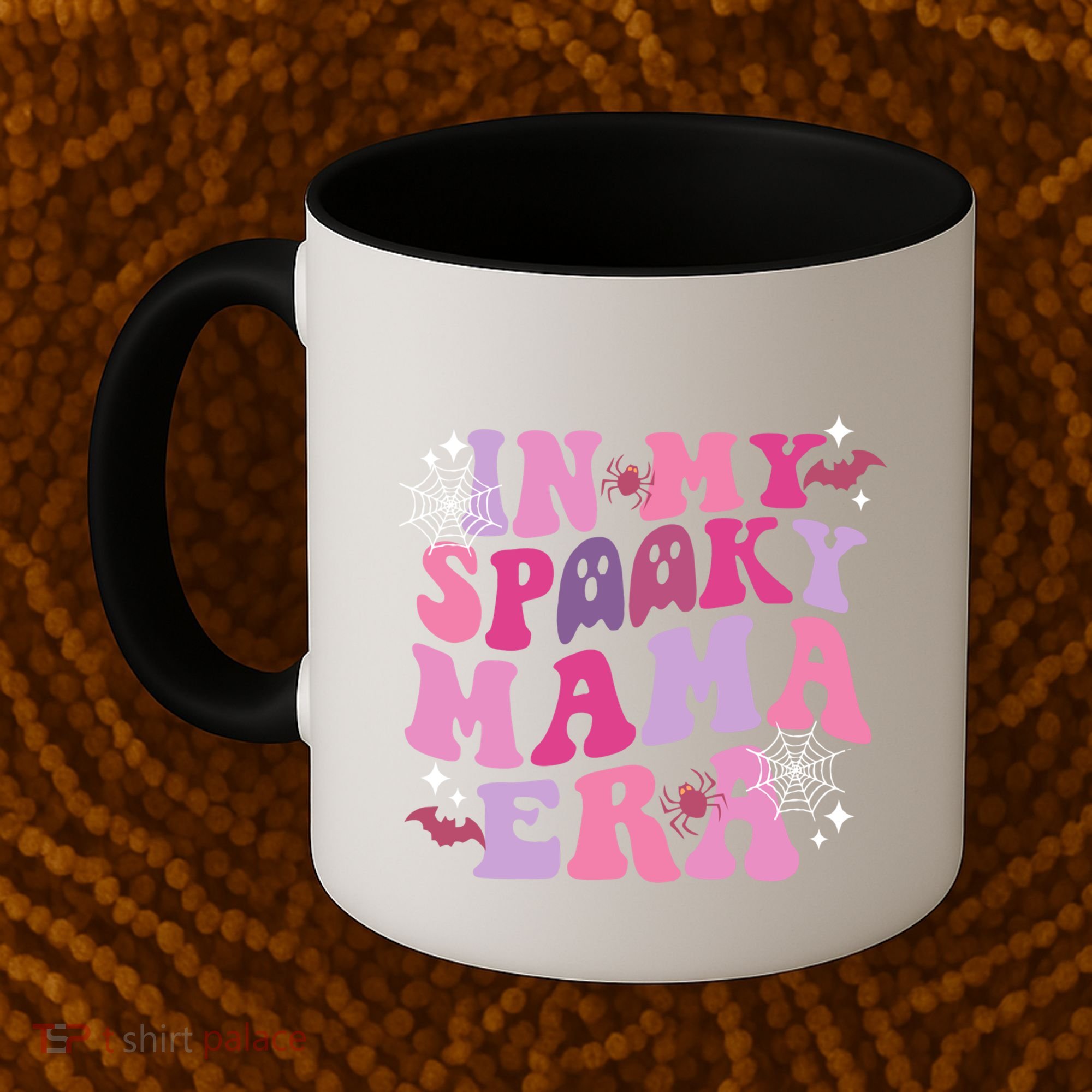 In My Spooky Mama Era Ghost Groovy Halloween Trick Or Treat Great Gift Coffee Mug