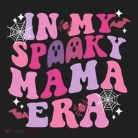 In My Spooky Mama Era Ghost Groovy Halloween Trick Or Treat Great Gift Hat thumb 2