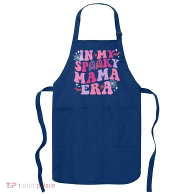 In My Spooky Mama Era Ghost Groovy Halloween Trick Or Treat Great Gift Apron