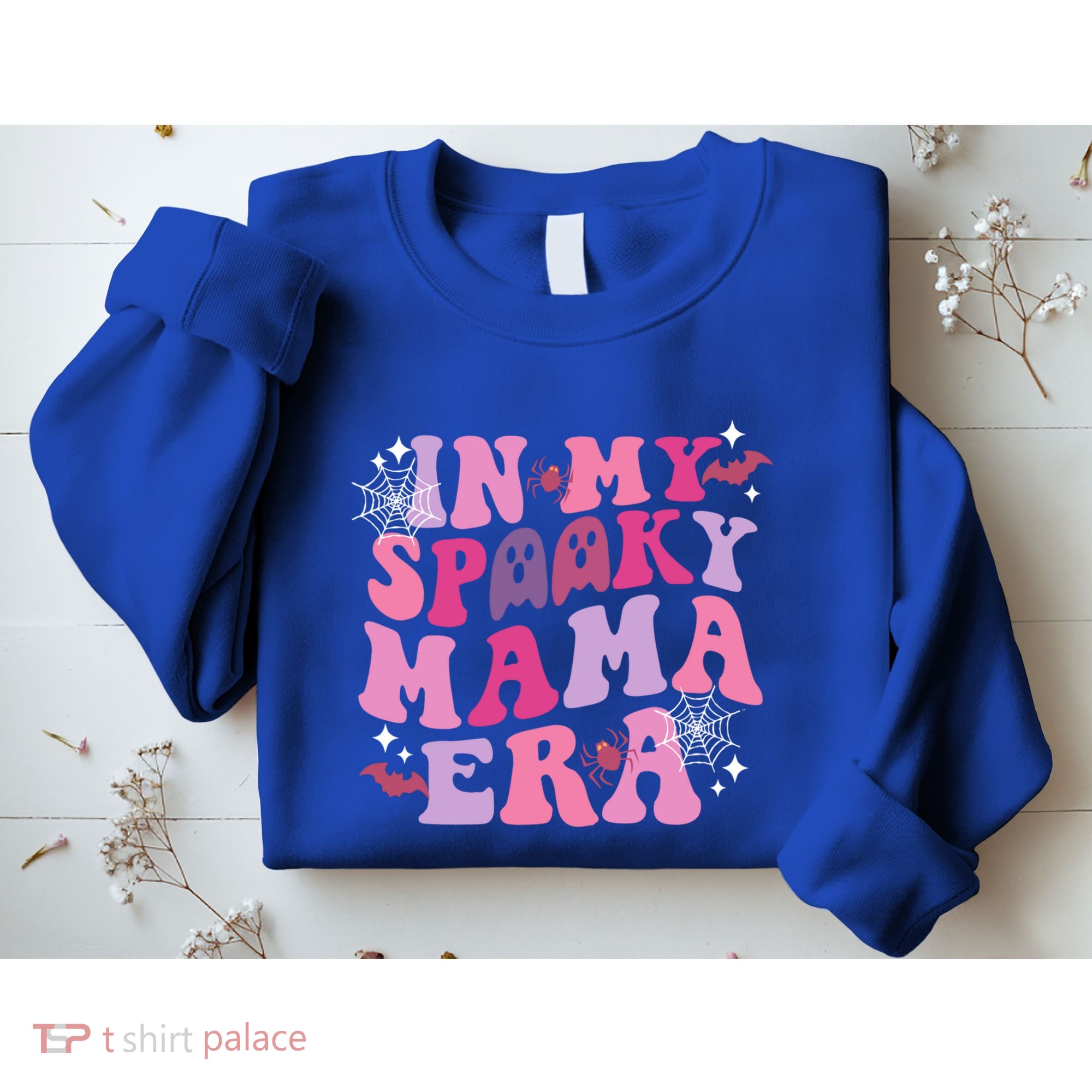 In My Spooky Mama Era Ghost Groovy Halloween Trick Or Treat Great Gift Sweatshirt