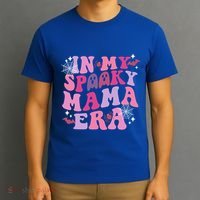 In My Spooky Mama Era Ghost Groovy Halloween Trick Or Treat Great Gift T-Shirt thumb 3