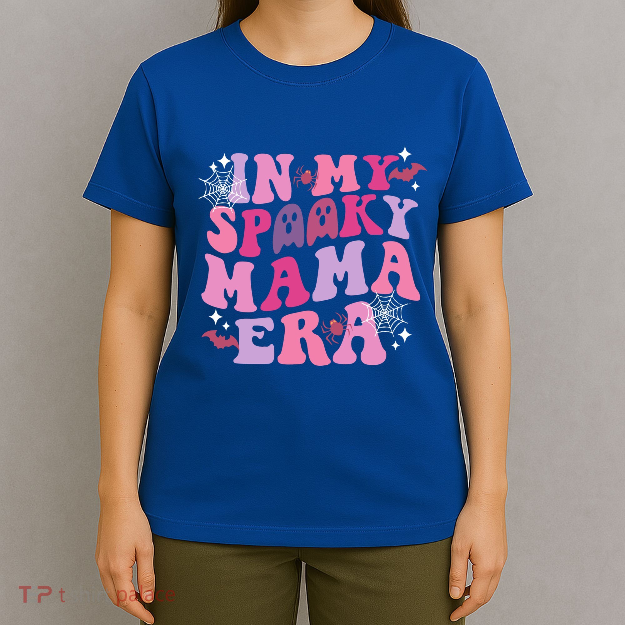 In My Spooky Mama Era Ghost Groovy Halloween Trick Or Treat Great Gift T-Shirt