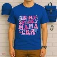 In My Spooky Mama Era Ghost Groovy Halloween Trick Or Treat Great Gift T-Shirt thumb 6