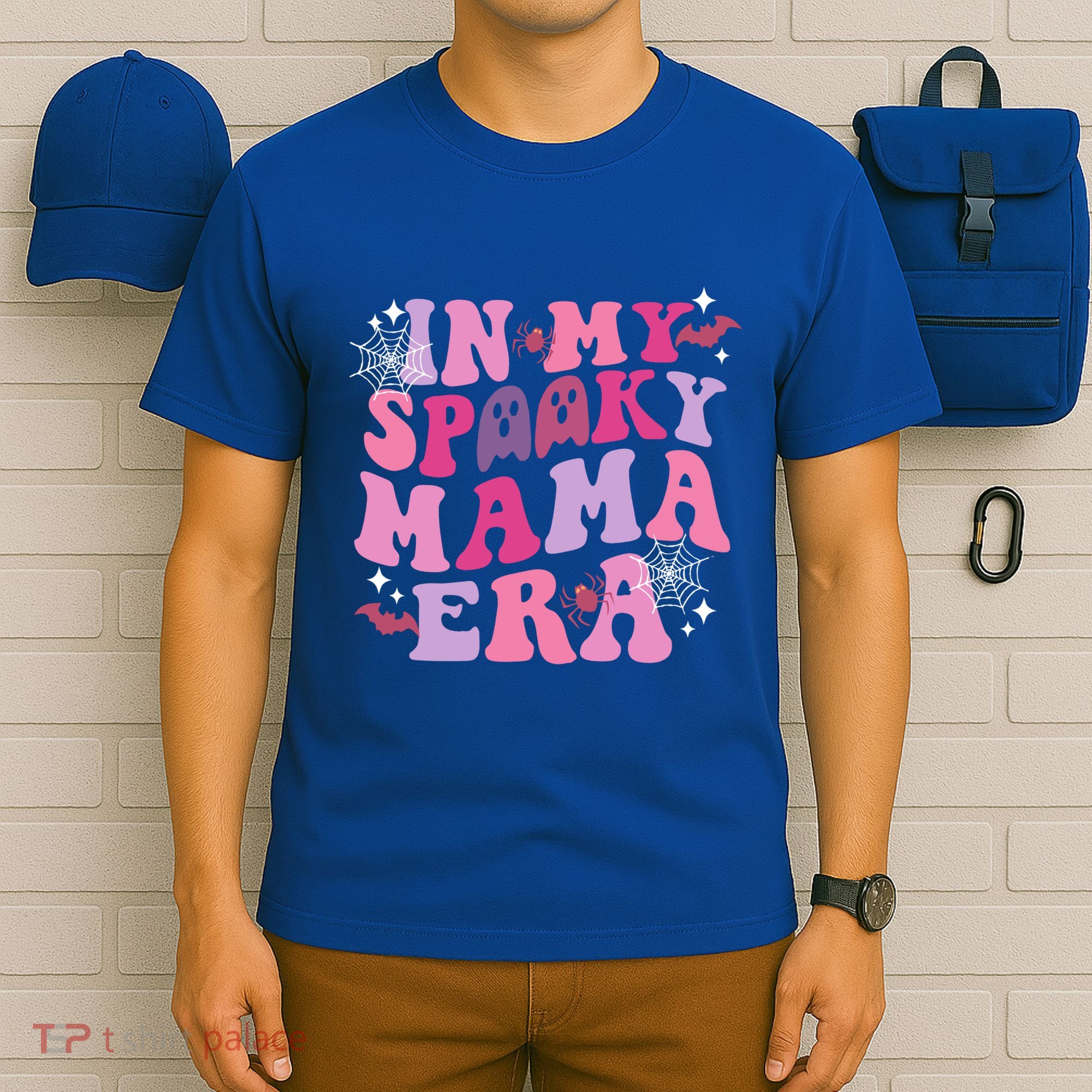 In My Spooky Mama Era Ghost Groovy Halloween Trick Or Treat Great Gift T-Shirt