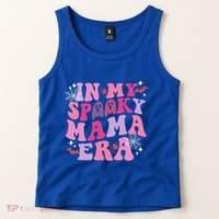 In My Spooky Mama Era Ghost Groovy Halloween Trick Or Treat Great Gift Tank Top thumb 2