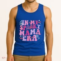 In My Spooky Mama Era Ghost Groovy Halloween Trick Or Treat Great Gift Tank Top thumb 3