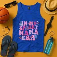 In My Spooky Mama Era Ghost Groovy Halloween Trick Or Treat Great Gift Tank Top thumb 4