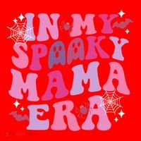 In My Spooky Mama Era Ghost Groovy Halloween Trick Or Treat Great Gift Santa Hat thumb 1