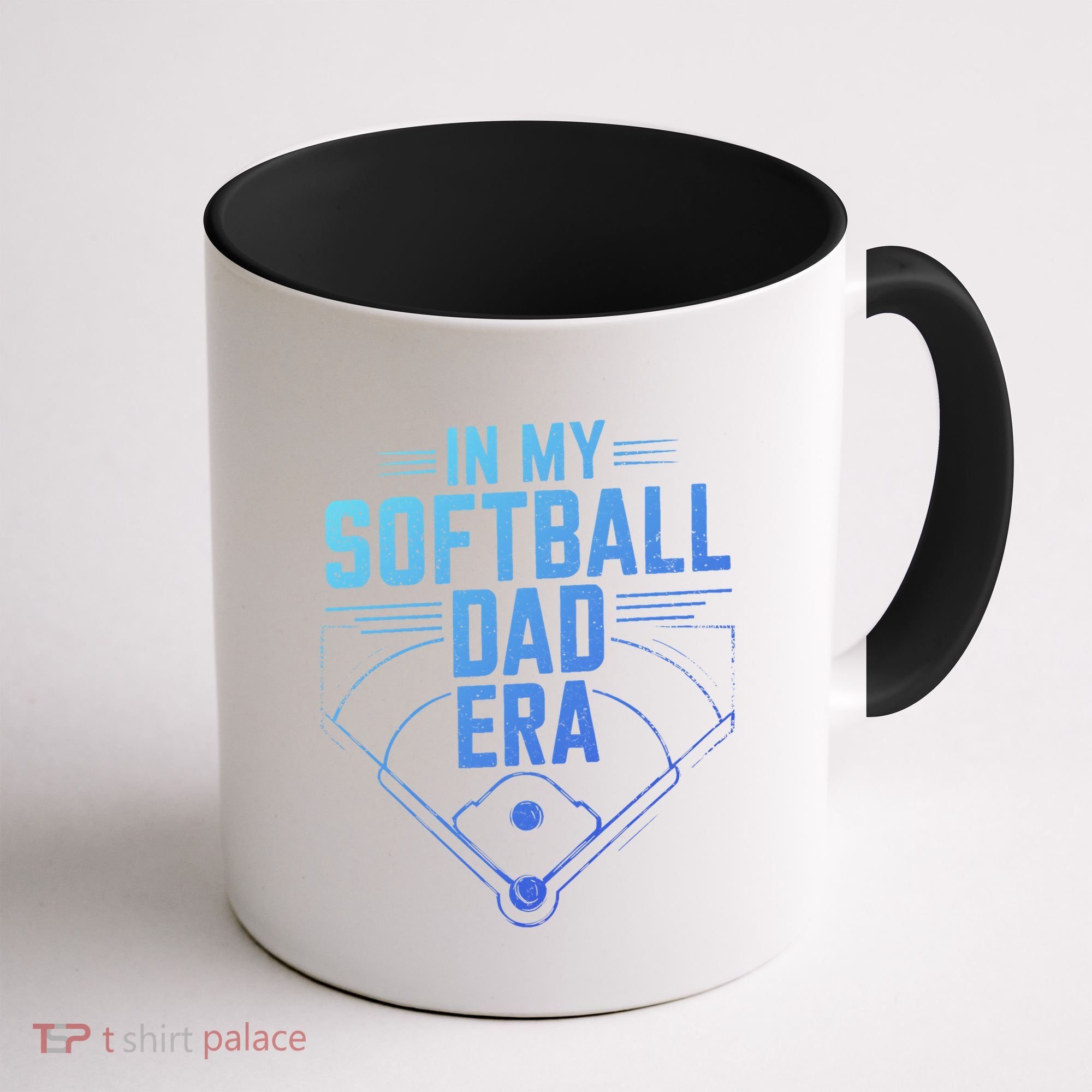 In My Softball Dad Era Softball Team Dad Softball Dads Gift Coffee Mug