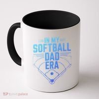 In My Softball Dad Era Softball Team Dad Softball Dads Gift Coffee Mug thumb 0