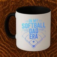 In My Softball Dad Era Softball Team Dad Softball Dads Gift Coffee Mug thumb 2