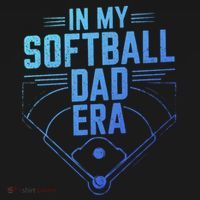 In My Softball Dad Era Softball Team Dad Softball Dads Gift Ornament thumb 1