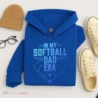 In My Softball Dad Era Softball Team Dad Softball Dads Gift Hoodie thumb 4