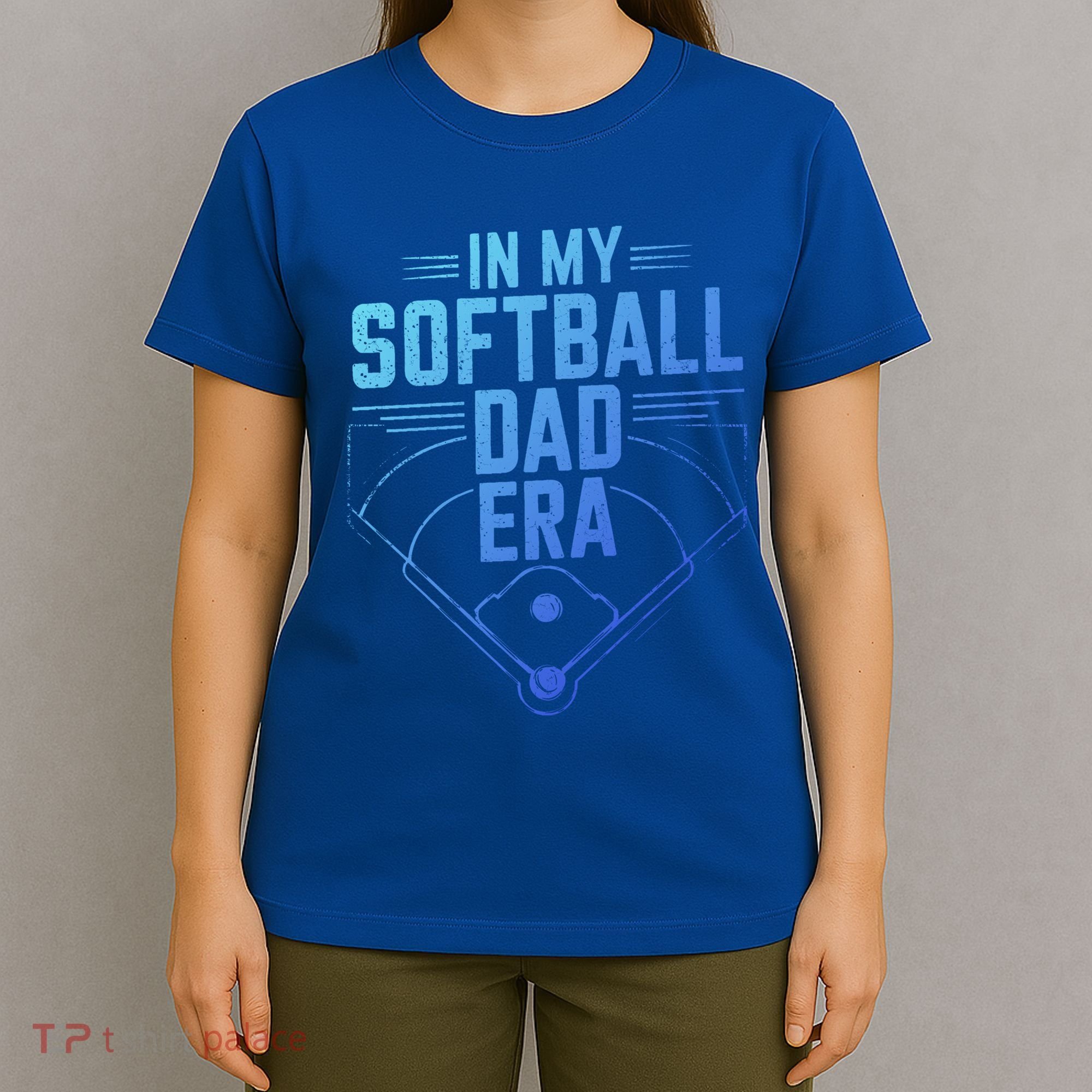 In My Softball Dad Era Softball Team Dad Softball Dads Gift T-Shirt