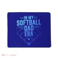 In My Softball Dad Era Softball Team Dad Softball Dads Gift Mousepad thumb 0