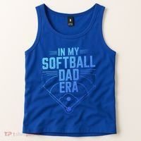 In My Softball Dad Era Softball Team Dad Softball Dads Gift Tank Top thumb 2