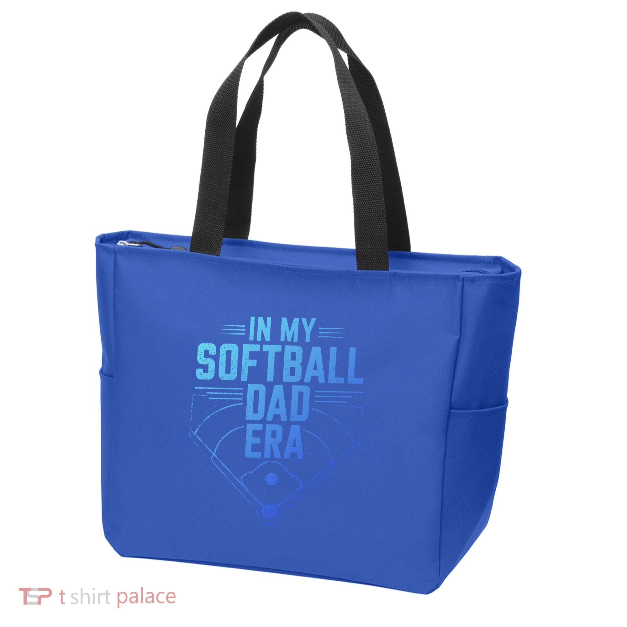 In My Softball Dad Era Softball Team Dad Softball Dads Gift Tote Bag