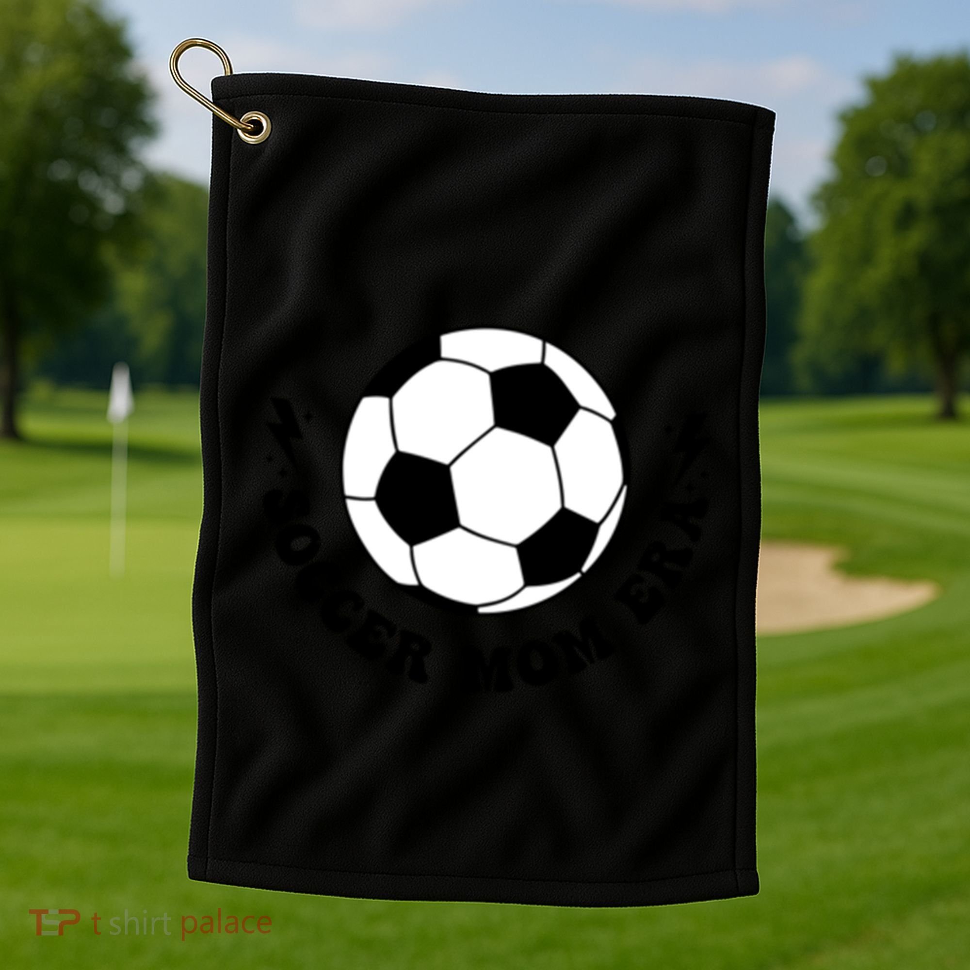 In My Soccer Mom Era (2 Sides) Gift Golf Towel