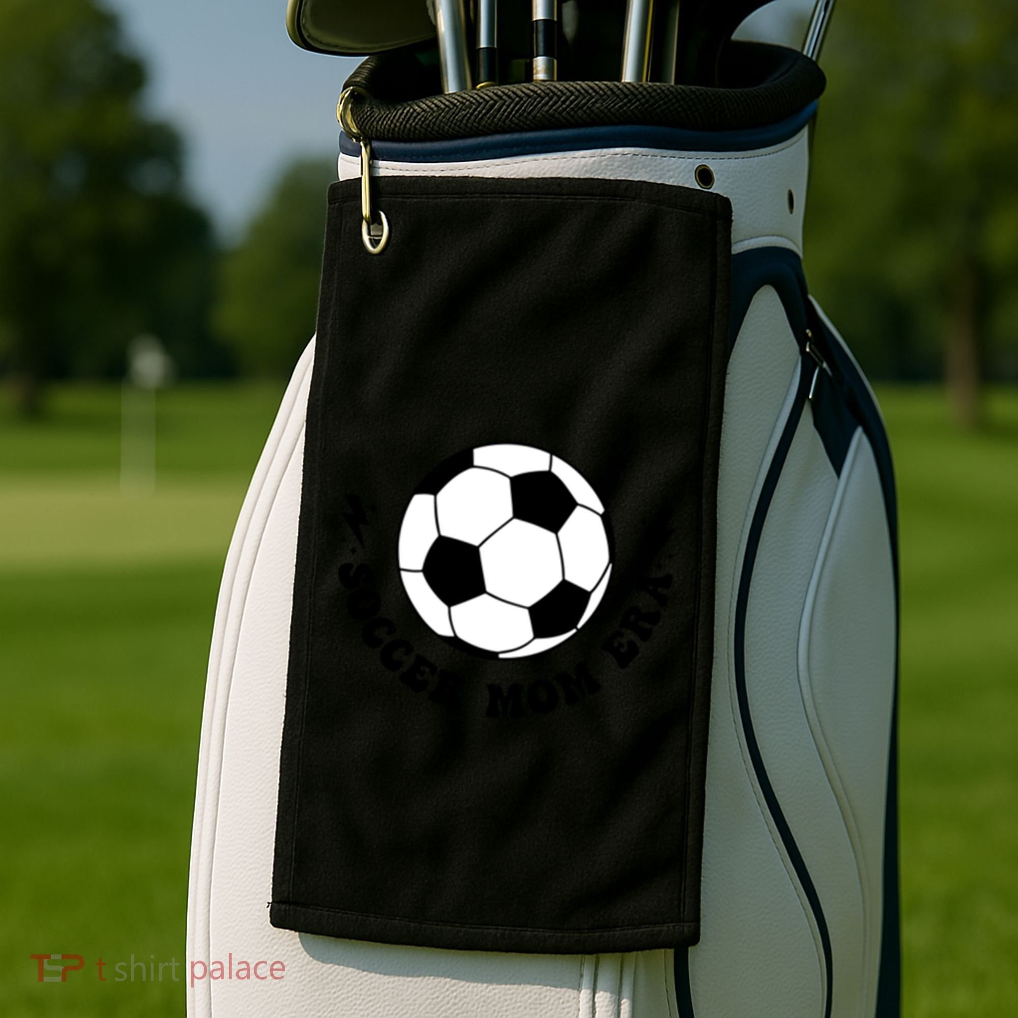 In My Soccer Mom Era (2 Sides) Gift Golf Towel