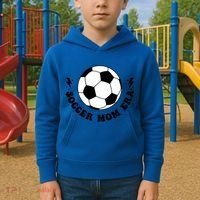 In My Soccer Mom Era (2 Sides) Gift Kids Hoodie thumb 2