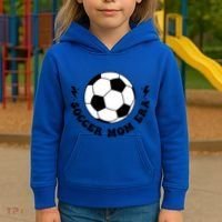In My Soccer Mom Era (2 Sides) Gift Kids Hoodie thumb 3