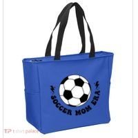 In My Soccer Mom Era (2 Sides) Gift Tote Bag thumb 2