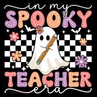In My Spooky Teacher Era Retro Ghost Halloween Spooky Season Cool Gift Coffee Mug thumb 5