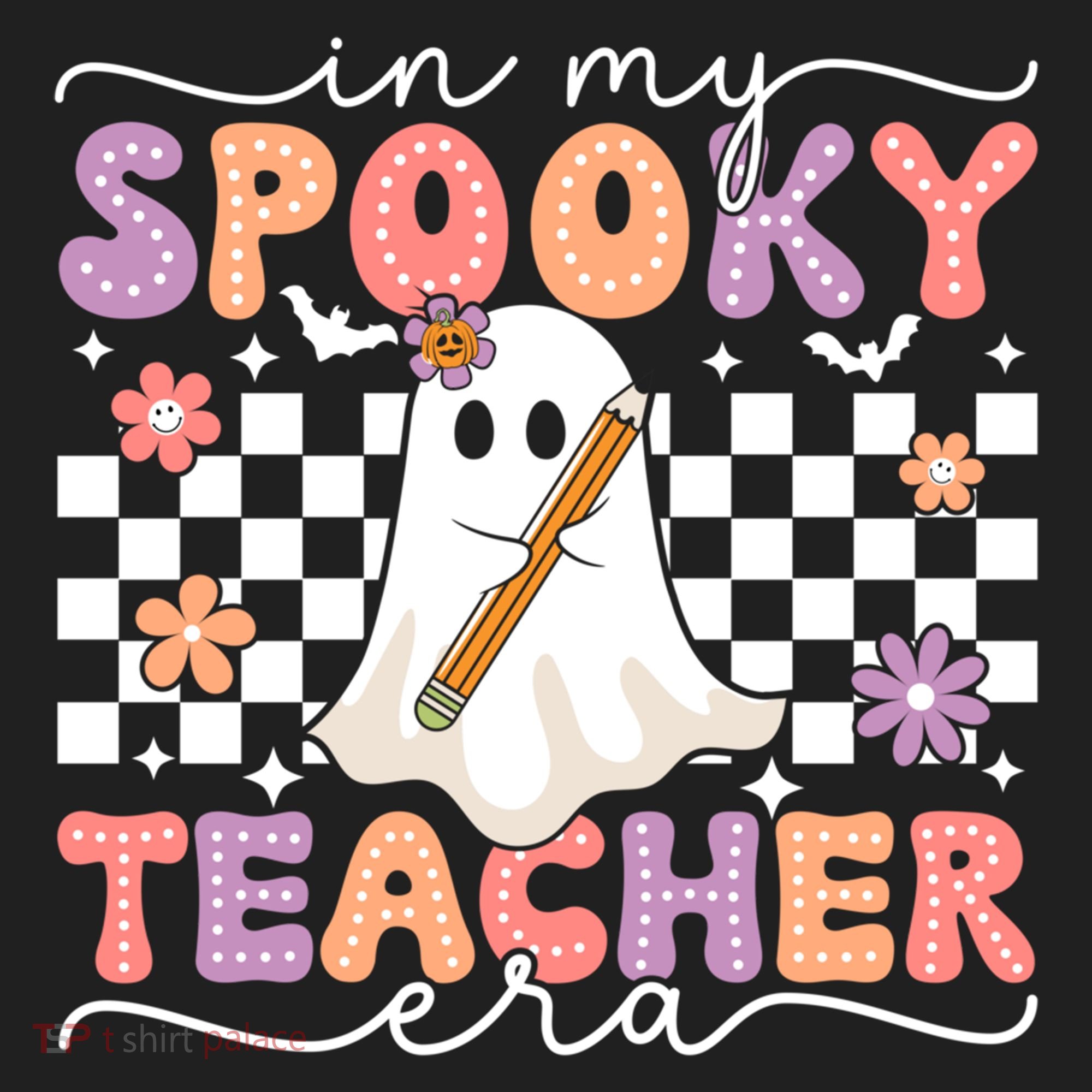In My Spooky Teacher Era Retro Ghost Halloween Spooky Season Cool Gift Hat