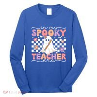 In My Spooky Teacher Era Retro Ghost Halloween Spooky Season Cool Gift Long Sleeve Shirt thumb 0