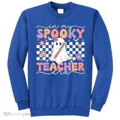 In My Spooky Teacher Era Retro Ghost Halloween Spooky Season Cool Gift Sweatshirt