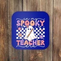 In My Spooky Teacher Era Retro Ghost Halloween Spooky Season Cool Gift Coaster thumb 0