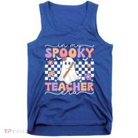 In My Spooky Teacher Era Retro Ghost Halloween Spooky Season Cool Gift Tank Top thumb 0