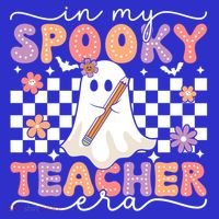 In My Spooky Teacher Era Retro Ghost Halloween Spooky Season Cool Gift Visor thumb 3