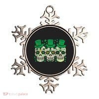 Irish Mexican Sugar Skull Leprechauns Cool St Patricks Day Ornament thumb 0