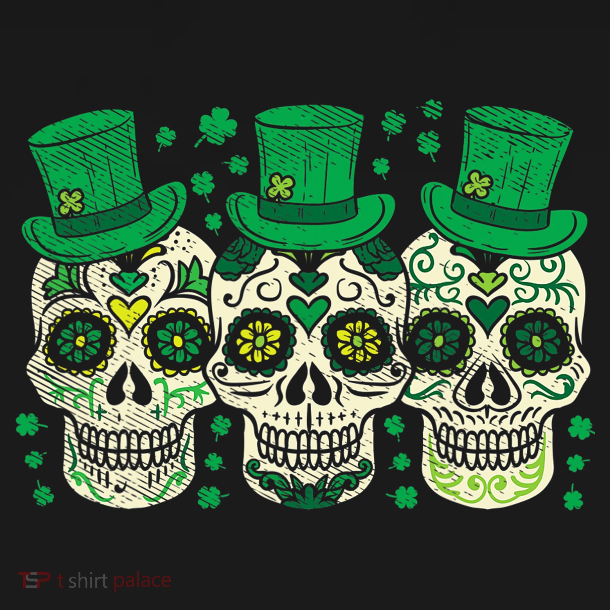 Irish Mexican Sugar Skull Leprechauns Cool St Patricks Day Tote Bag