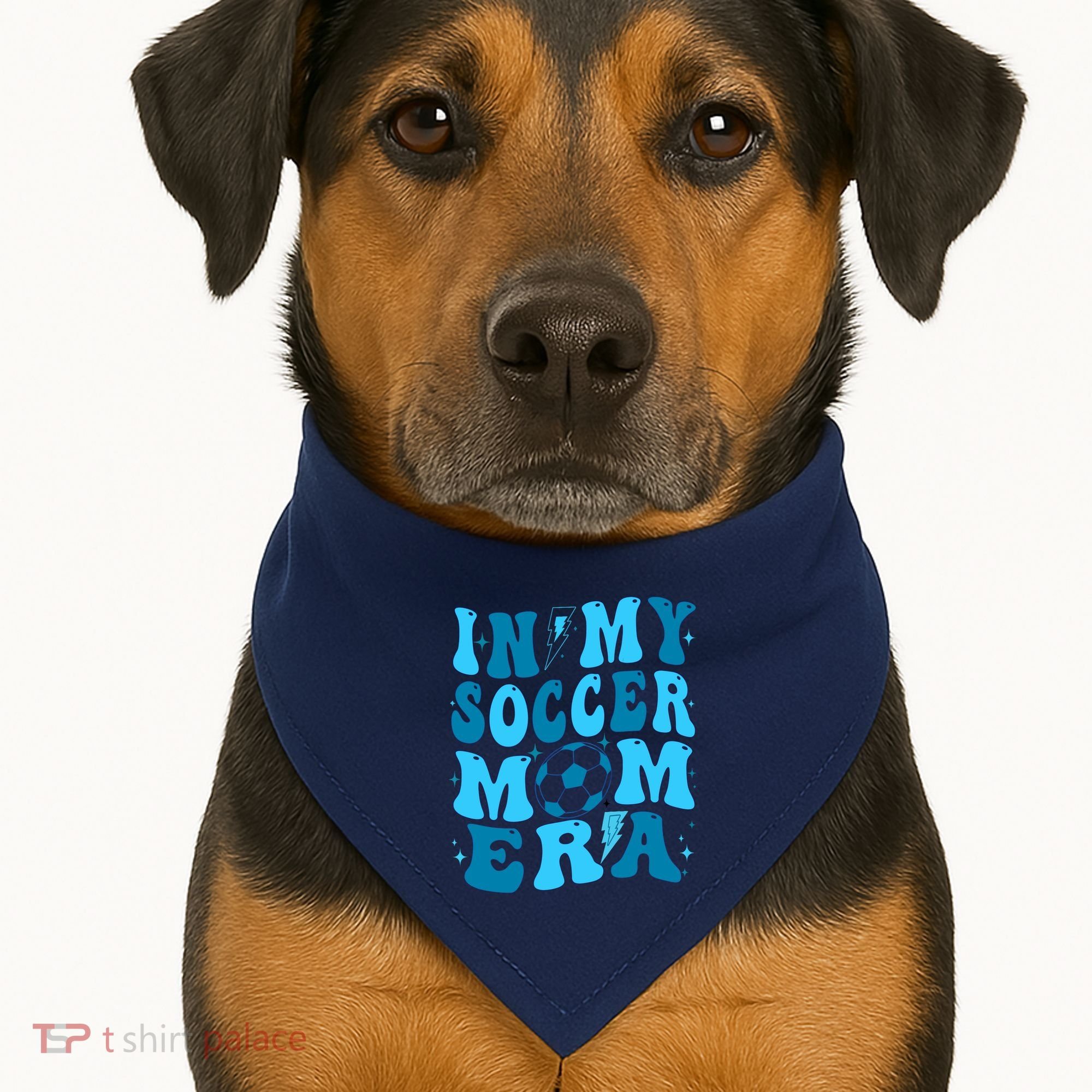 In My Soccer Mom Era (On Back) USA-Made Doggie Bandana