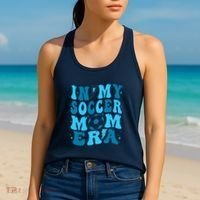 In My Soccer Mom Era (On Back) Women's Tank Top thumb 2