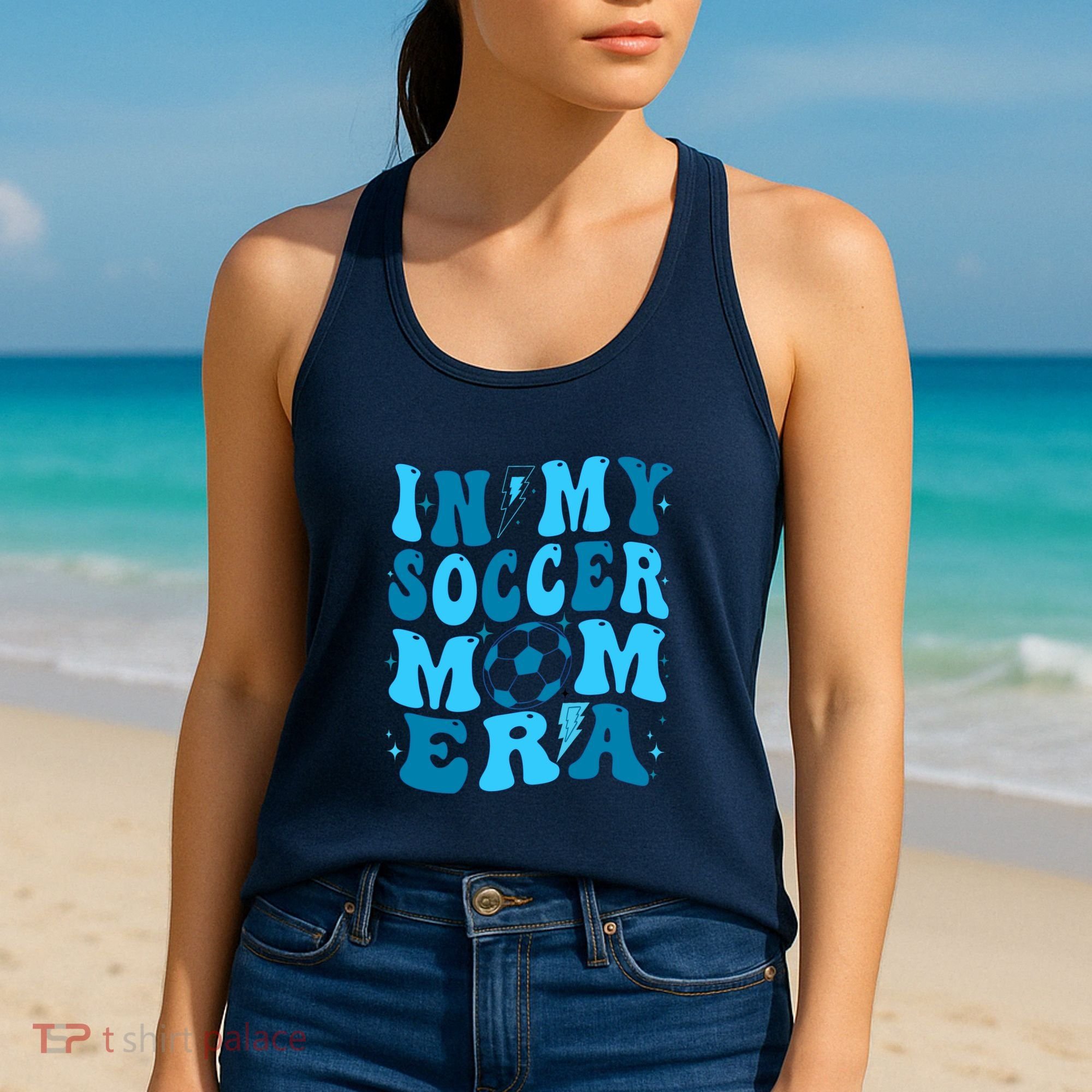 In My Soccer Mom Era (On Back) Women's Tank Top