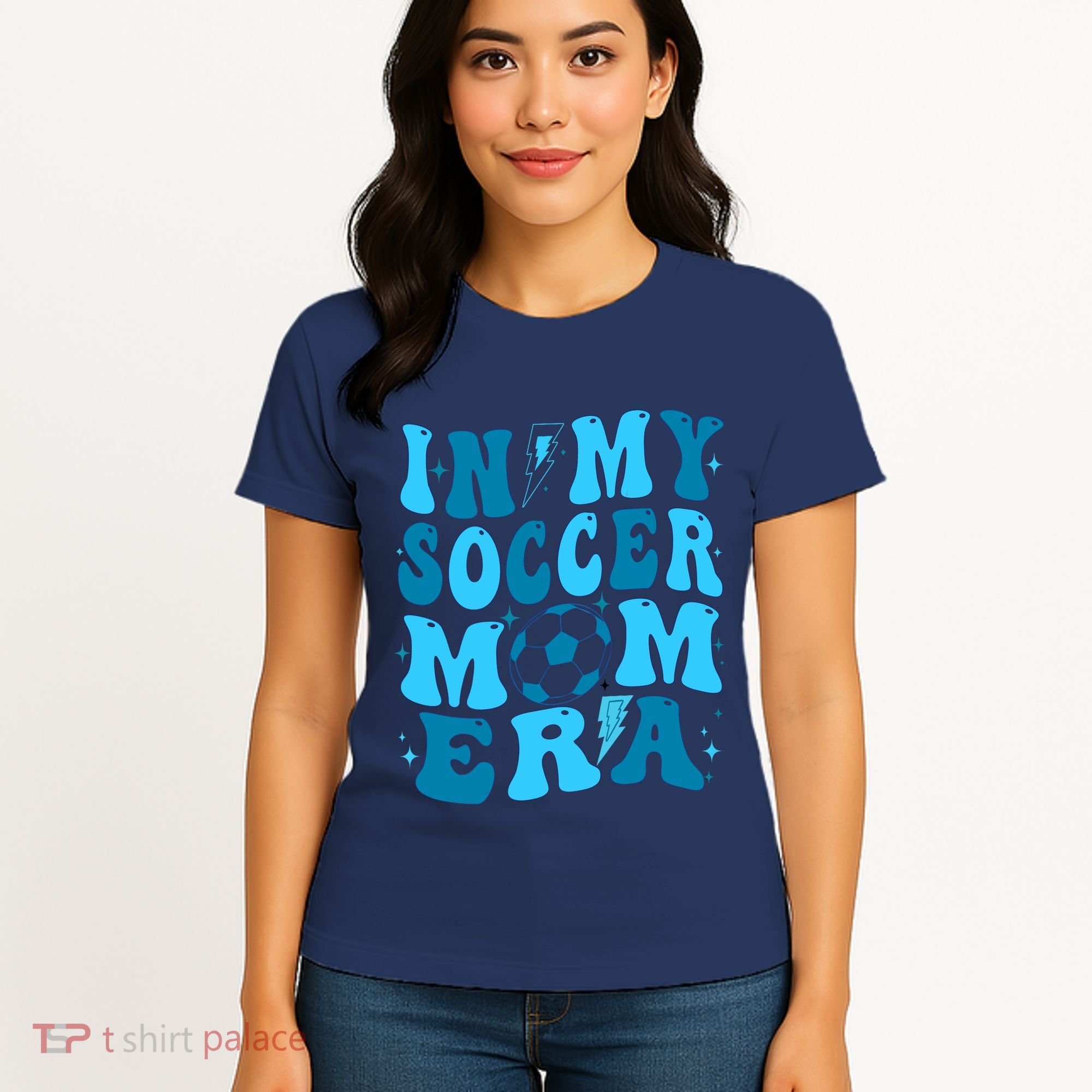 In My Soccer Mom Era (On Back) Women's T-Shirt